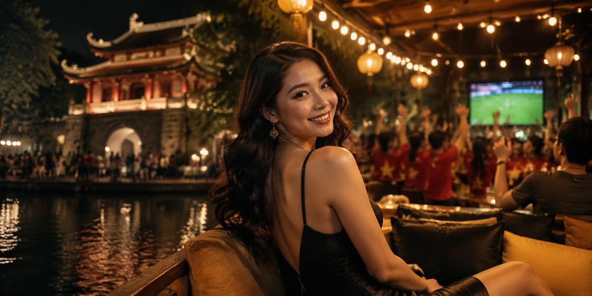 Người dùng Hà Nội theo dõi bóng đá và đặt cược thể thao trên di động tại lễ hội